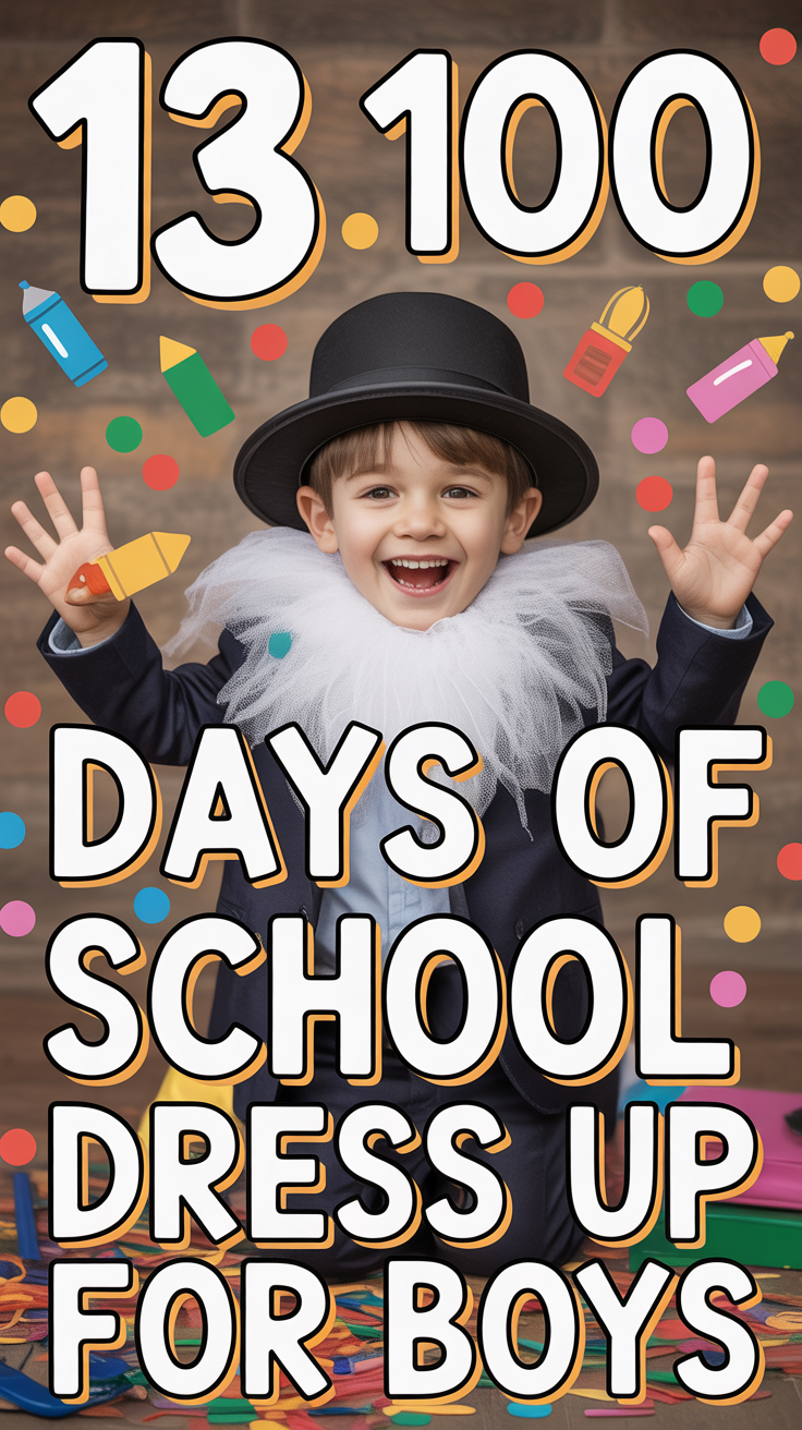 🧢 13 100 Days Of School Dress Up For Boys