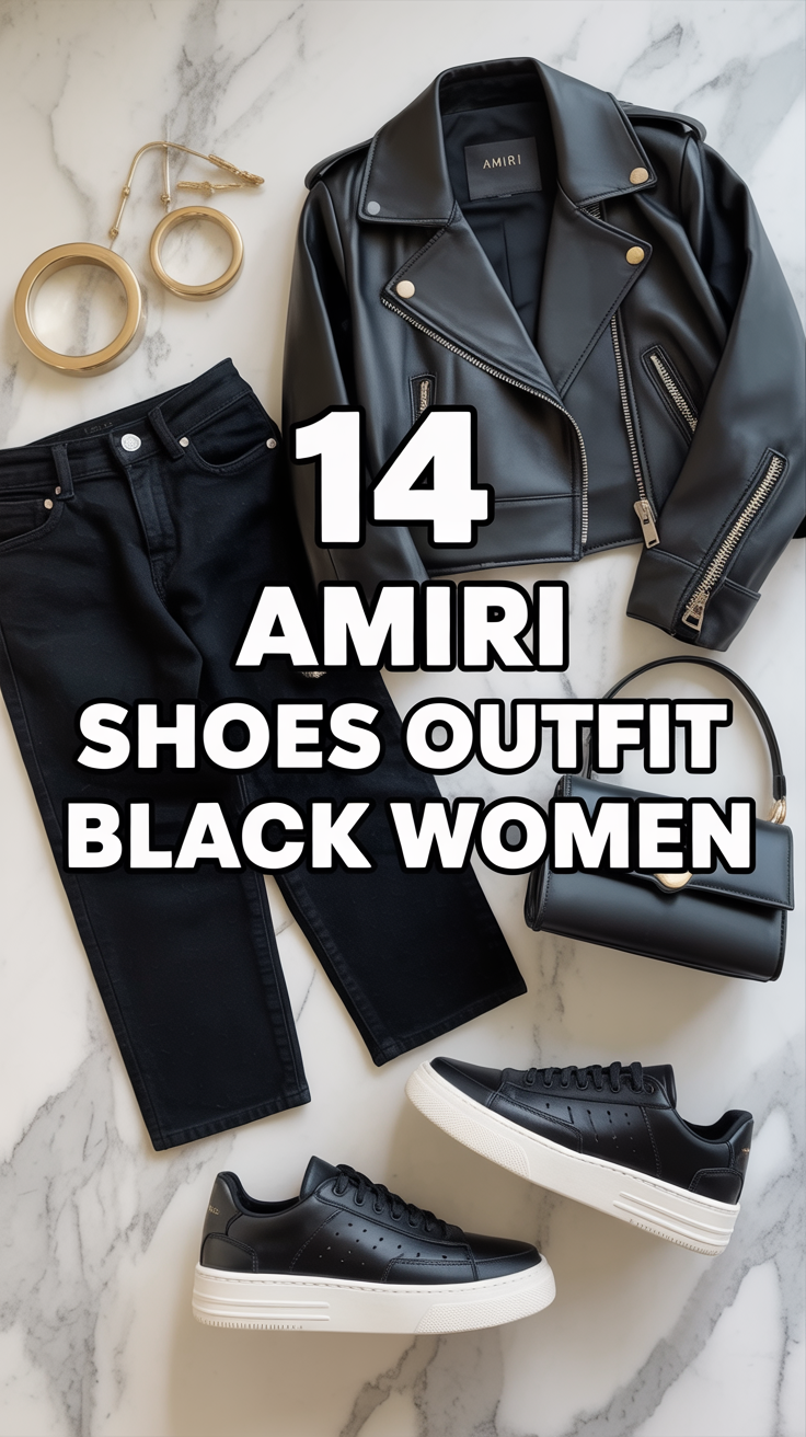 👟 14 Amiri Shoes Outfit Black Women