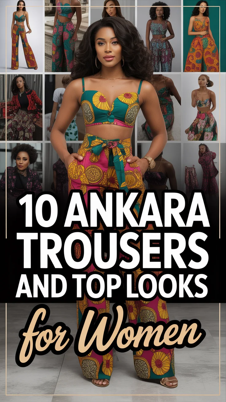 ✨ 10 Ankara Trousers And Top Looks For Women