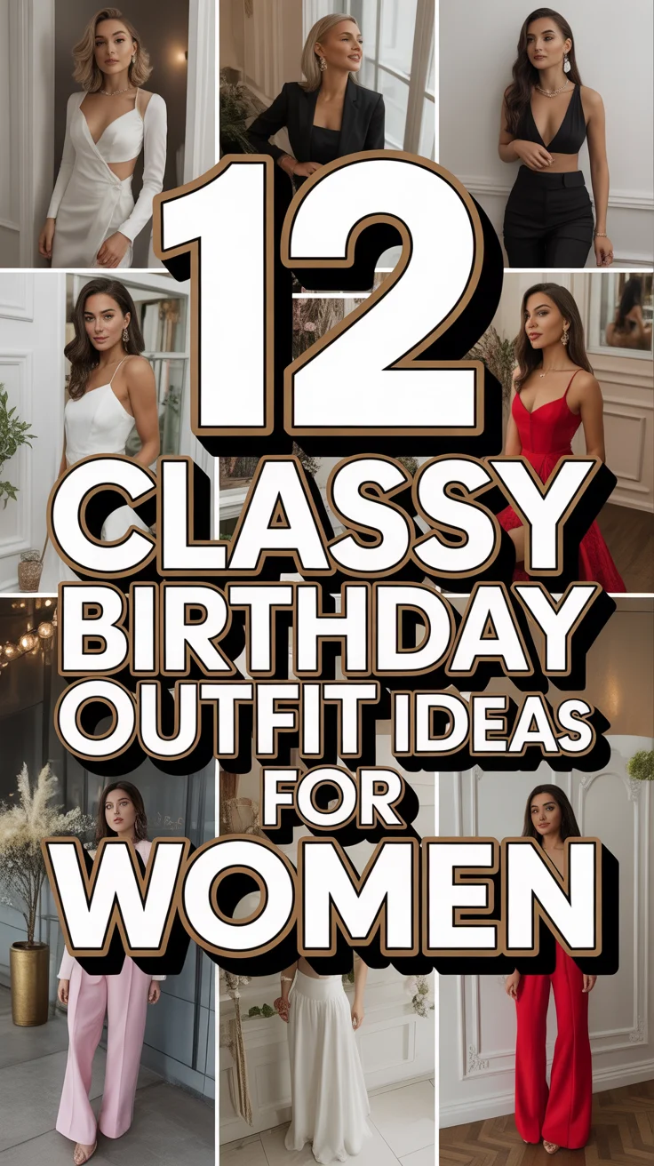✨ 12 Classy Birthday Outfit Ideas for Women