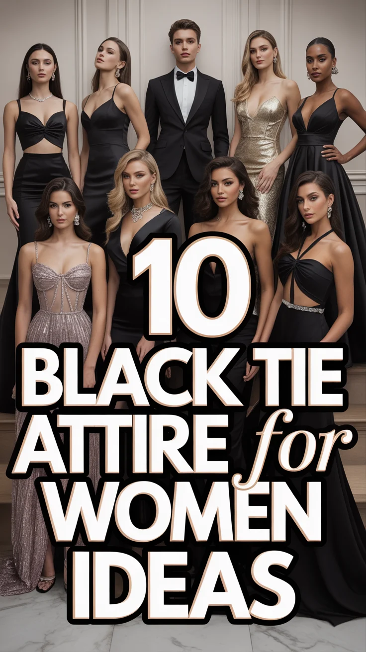 ✨ 10 Black Tie Attire For Women Ideas