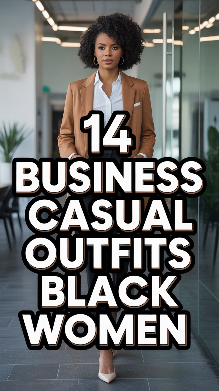 🧥 14 Business Casual Outfits Black Women
