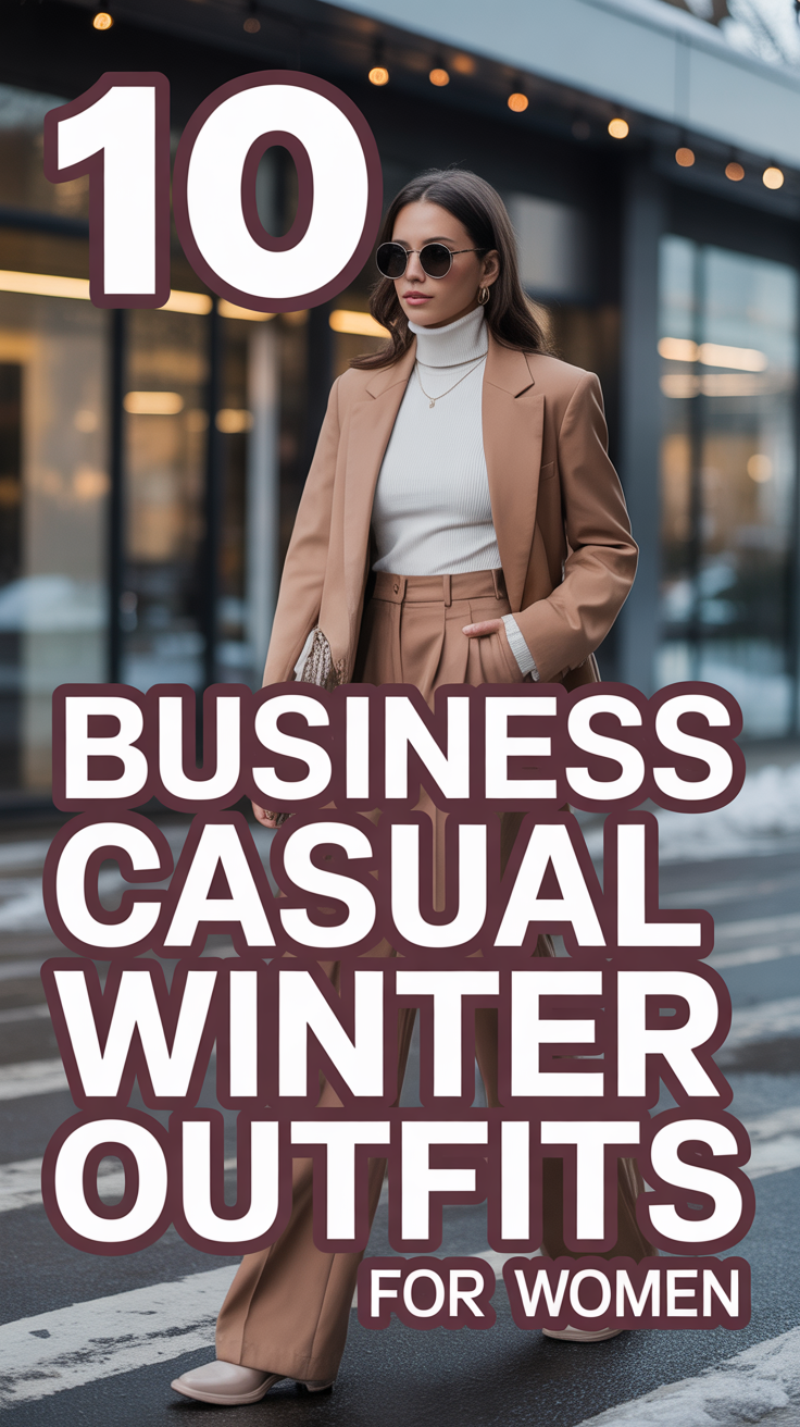 ❄️ 10 Business Casual Winter Outfits For Women