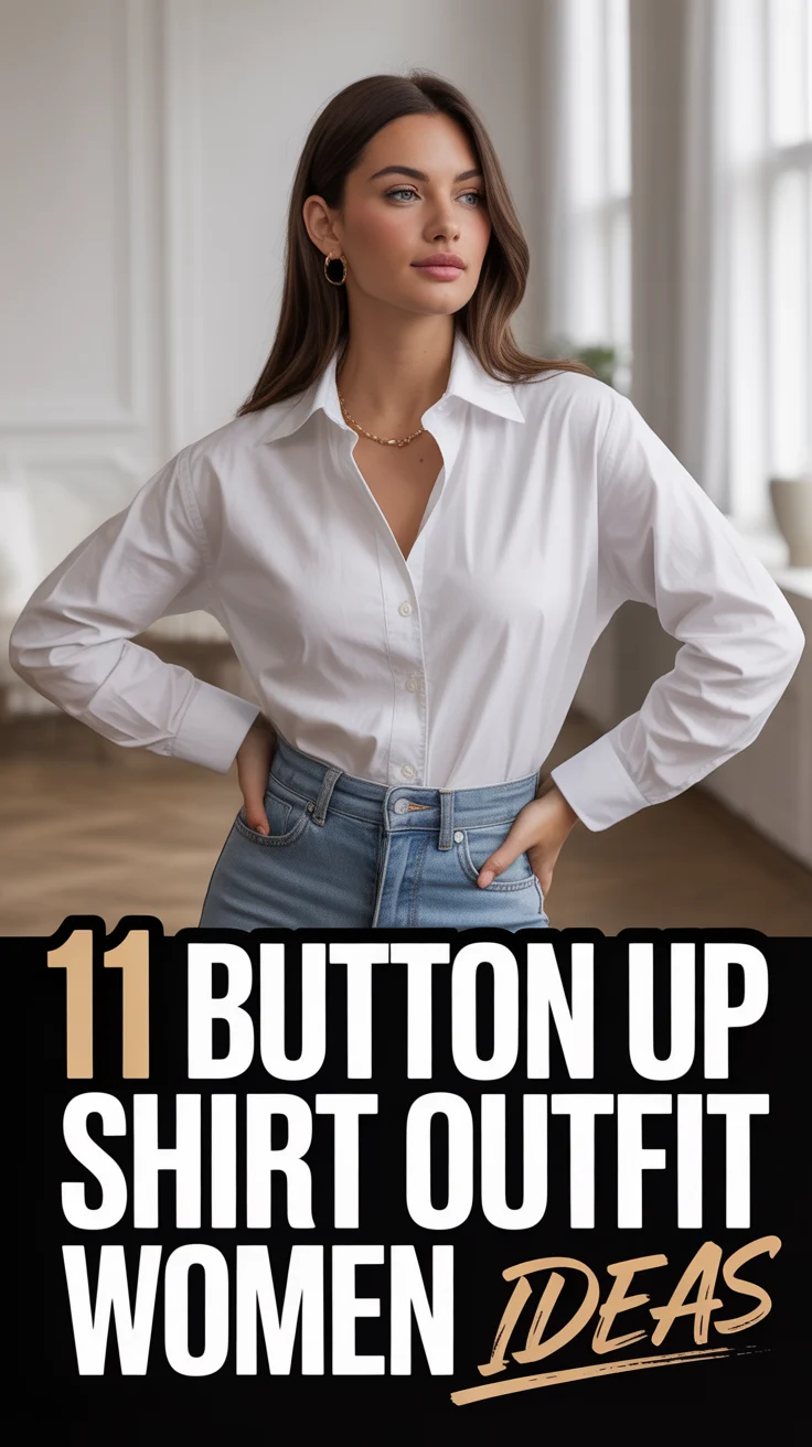 👚 11 Button Up Shirt Outfit Women Ideas