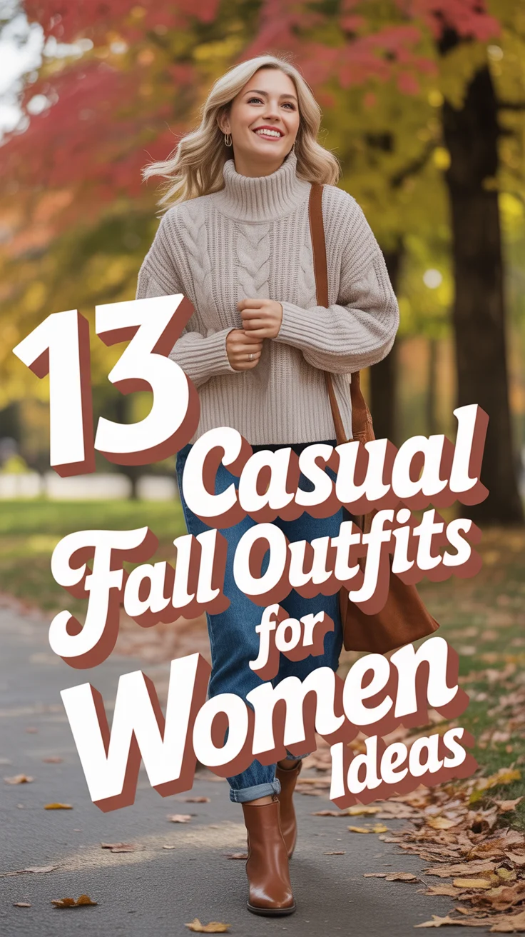 🍂 13 Casual Fall Outfits For Women Ideas
