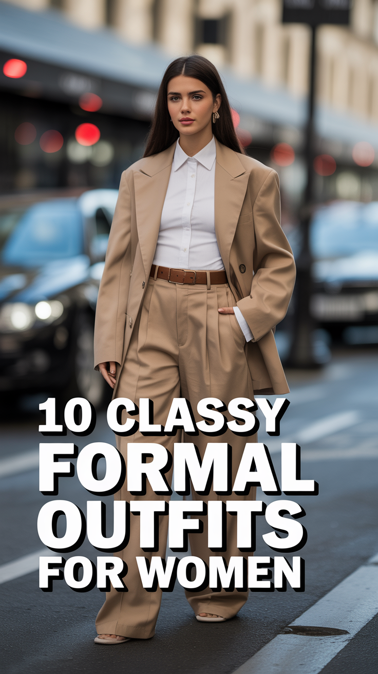 💼 10 Classy Formal Outfits For Women