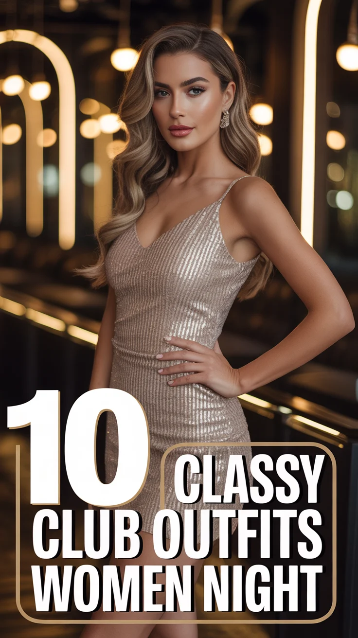 ✨ 10 Classy Club Outfits for Women Night