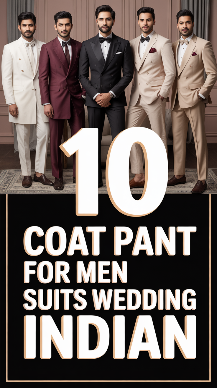 🪄 10 Coat Pant For Men Suits Wedding Indian