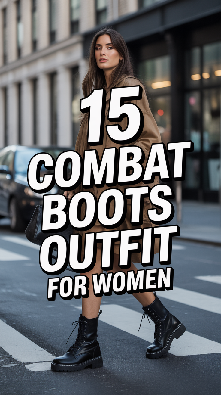🖤 15 Combat Boots Outfit For Women