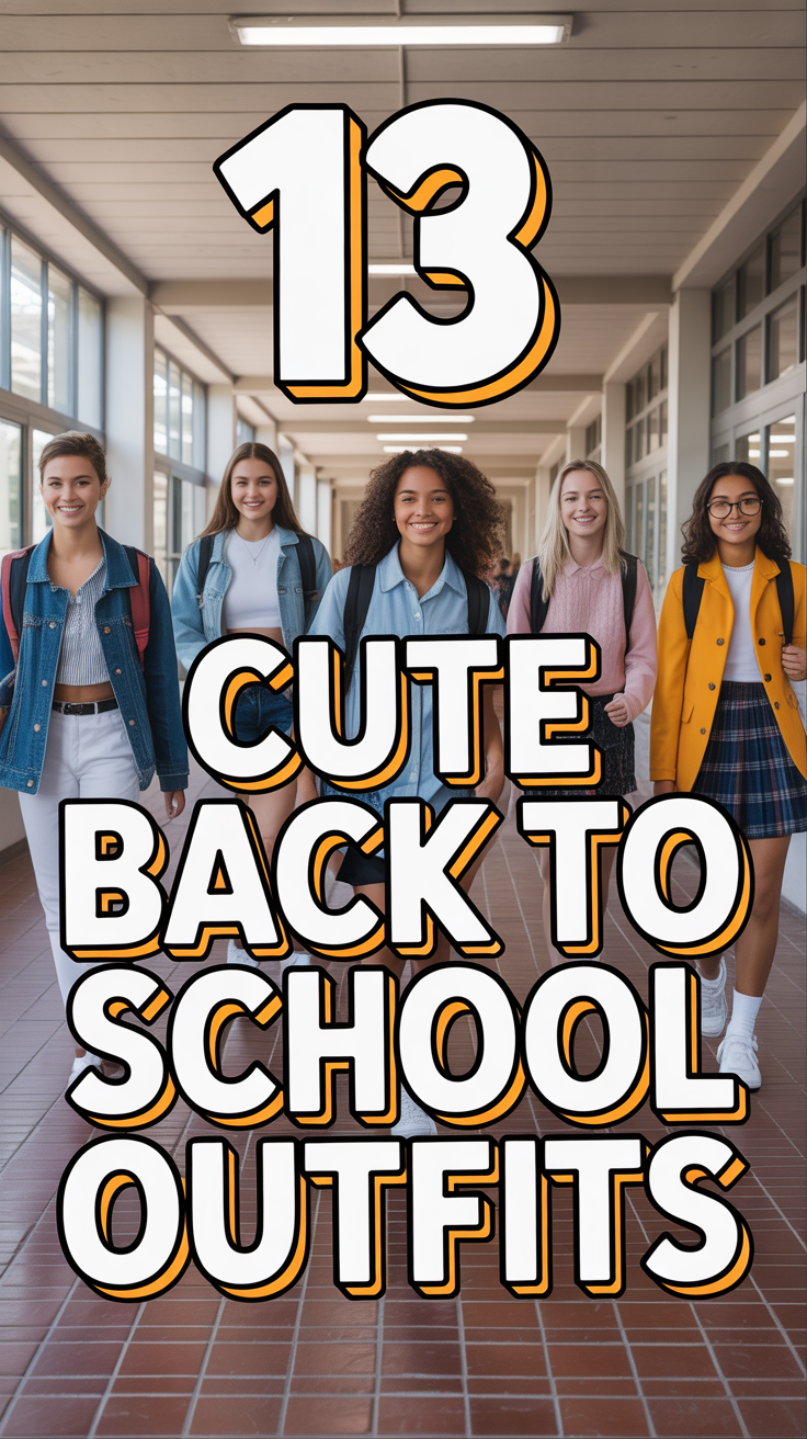 🎒 13 Cute Back To School Outfits