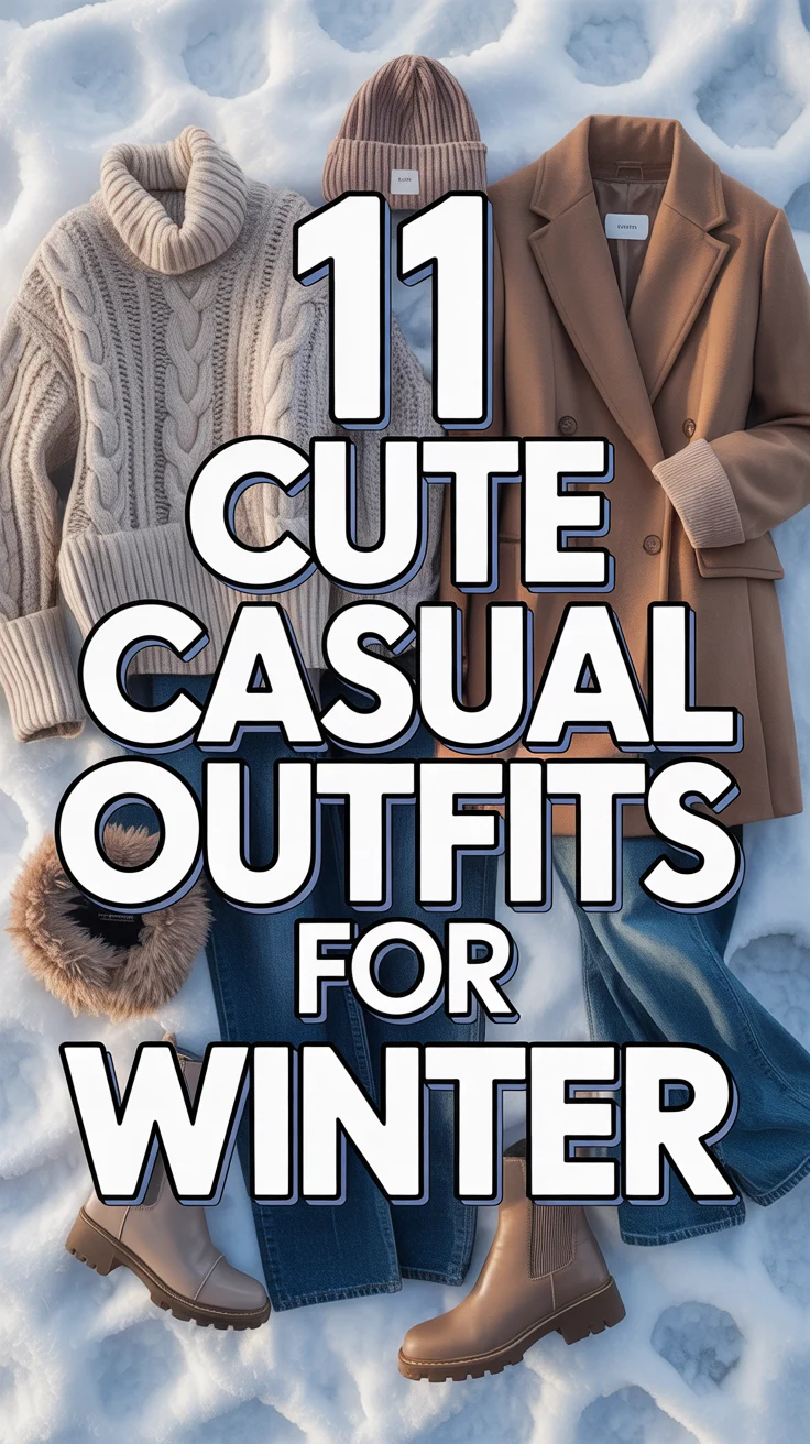 🧣 11 Cute Casual Outfits For Winter