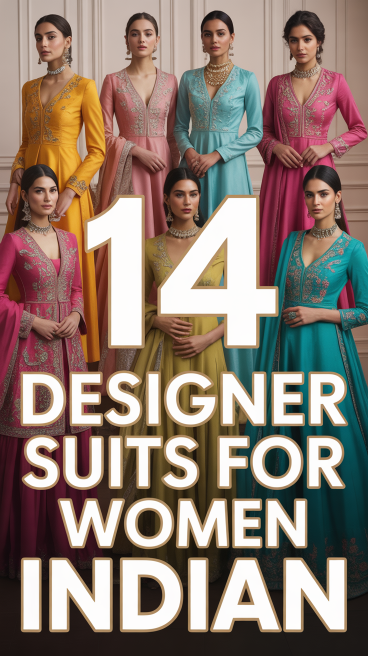 ✨ 14 Designer Suits For Women Indian