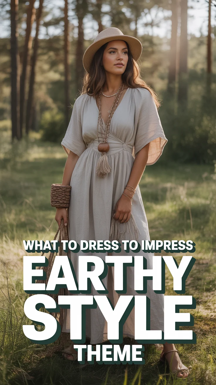 🌳 What To Dress To Impress Earthy Style Theme