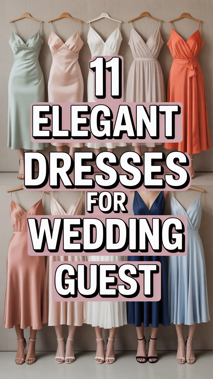 💐 11 Elegant Dresses For Wedding Guest