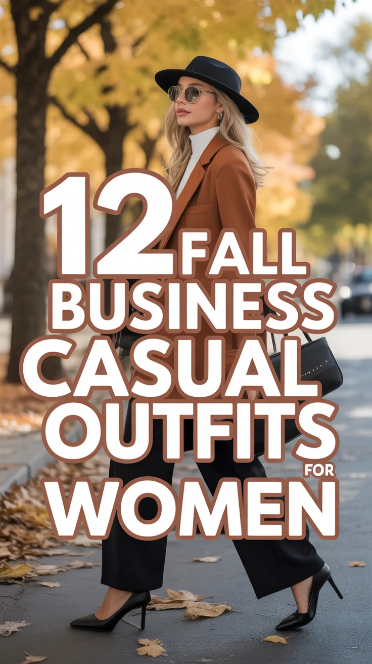 🍂 12 Fall Business Casual Outfits For Women