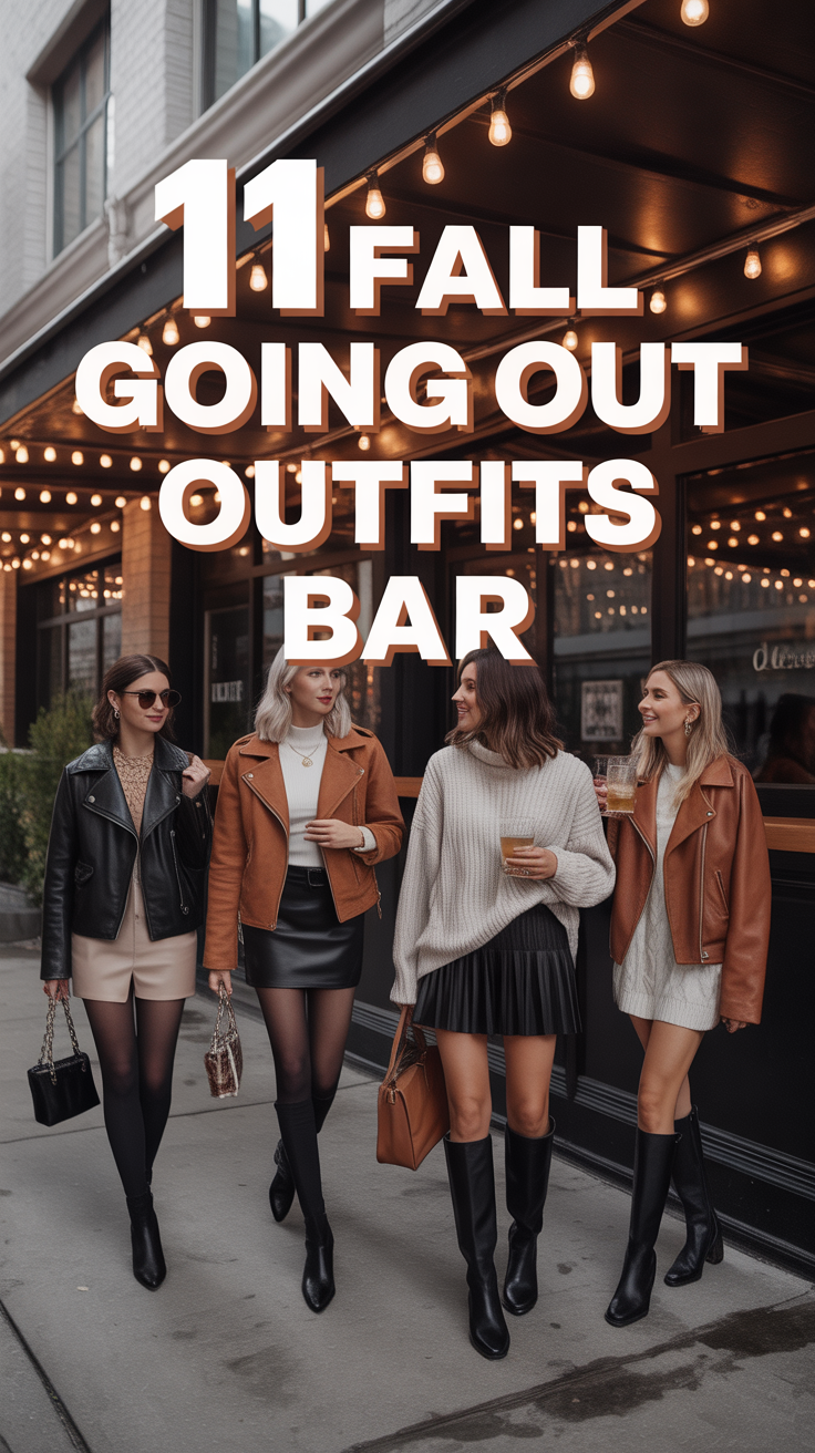 🍸 11 Fall Going Out Outfits Bar