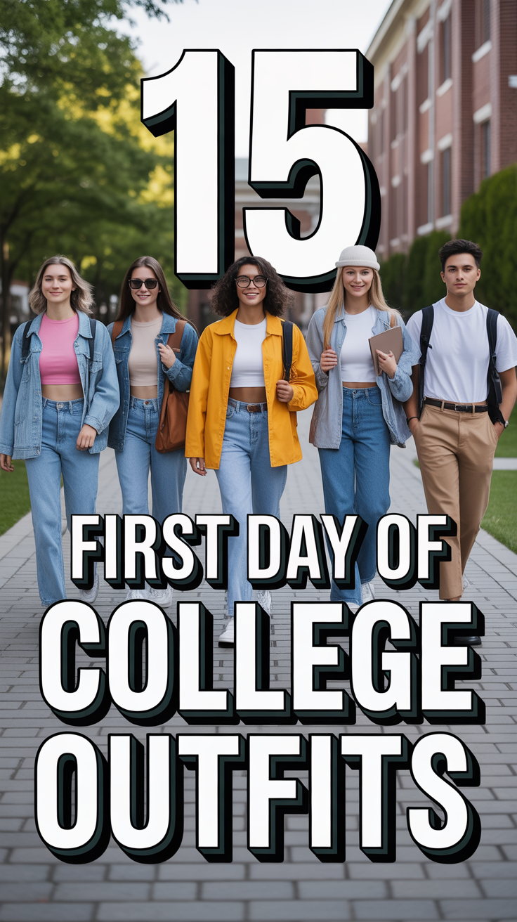 👟 15 First Day Of College Outfits
