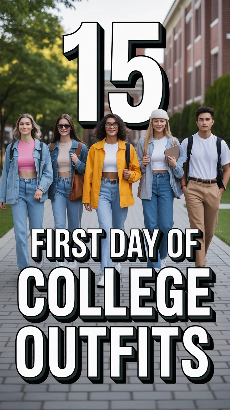 👟 15 First Day Of College Outfits