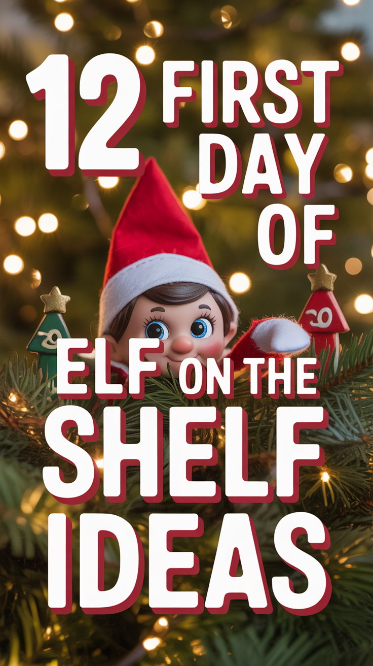🧝 12 First Day Of Elf On The Shelf Ideas