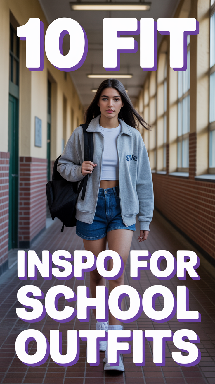🧢 10 Fit Inspo For School Outfits