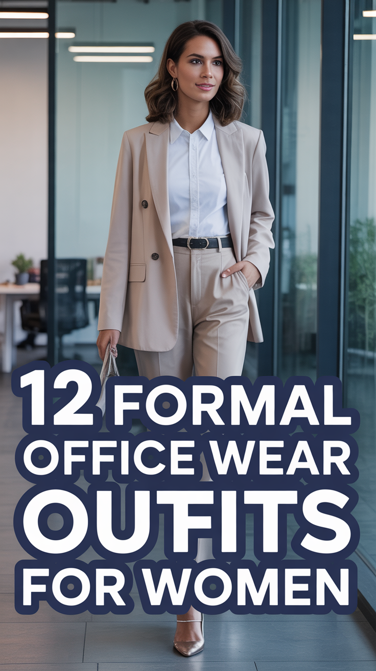 👗 12 Formal Office Wear Outfits For Women