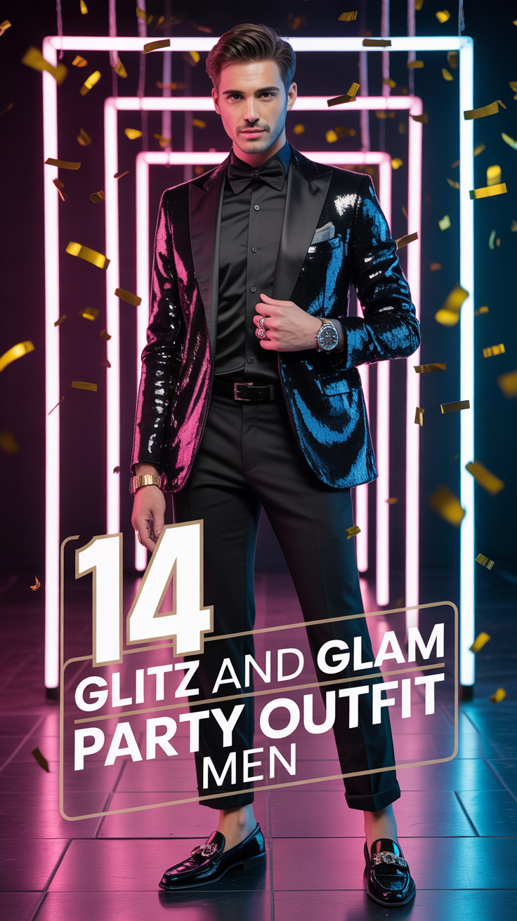 ✨ 14 Glitz And Glam Party Outfit Men