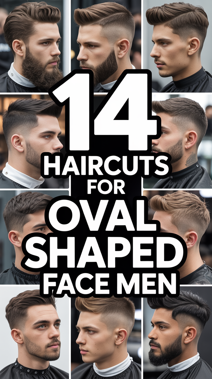 💇‍♂️ 14 Haircuts For Oval Shaped Face Men