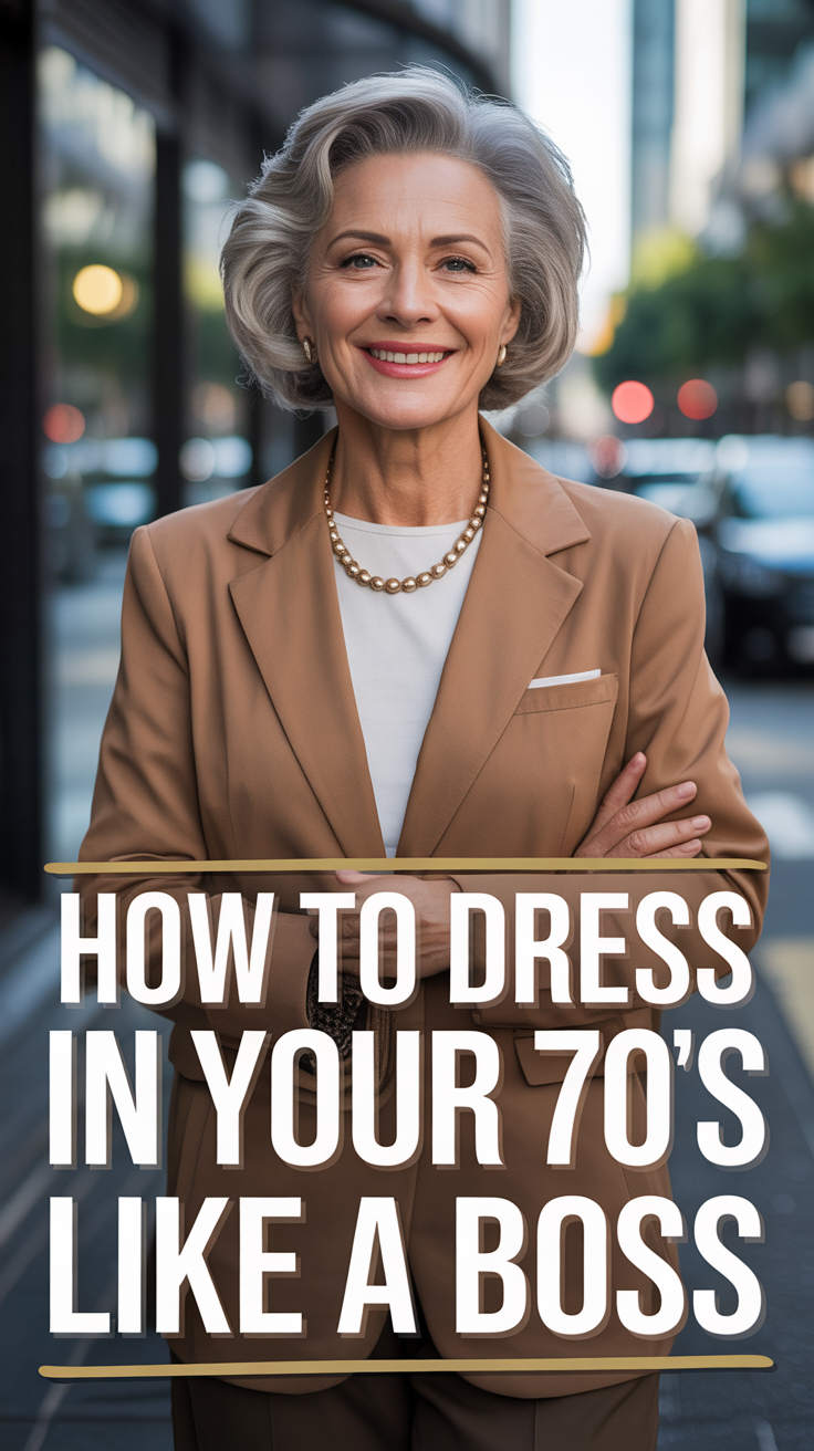 🌟 How To Dress In Your 70’s Like A Boss
