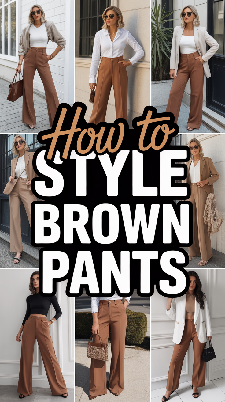 🧥 How To Style Brown Pants