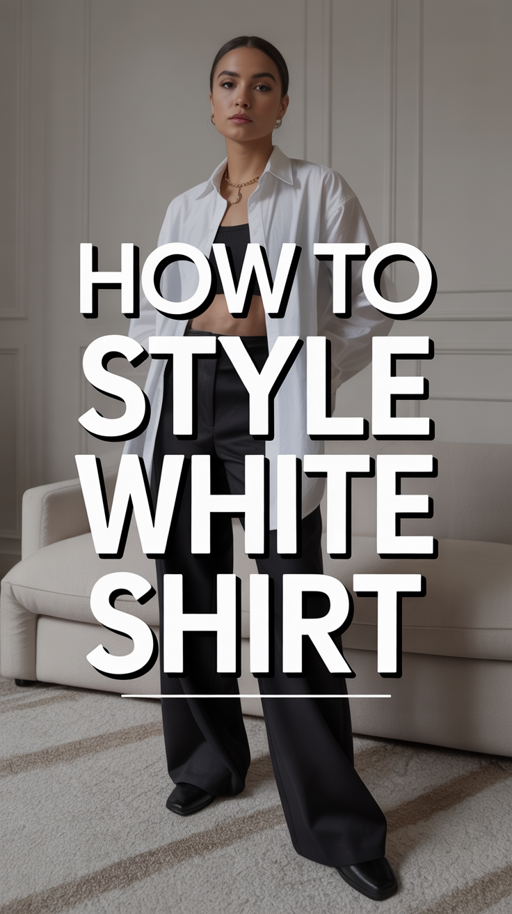 👔 How To Style White Shirt