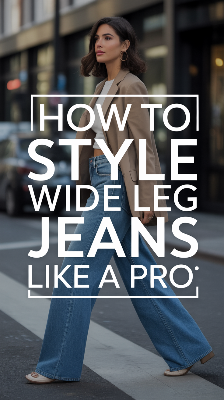 ✨ How To Style Wide Leg Jeans Like a Pro