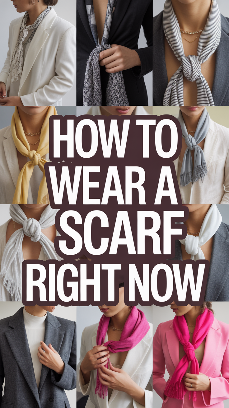 ✨ How To Wear A Scarf Right Now