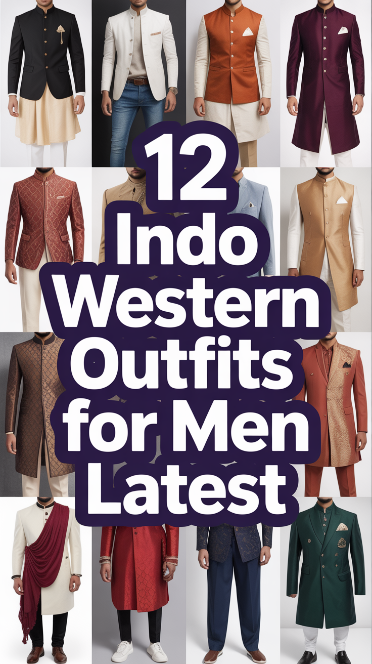 🧥 12 Indo Western Outfits For Men Latest