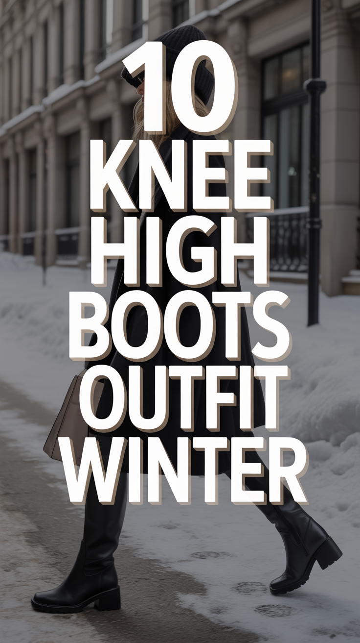 🧥 10 Knee High Boots Outfit Winter