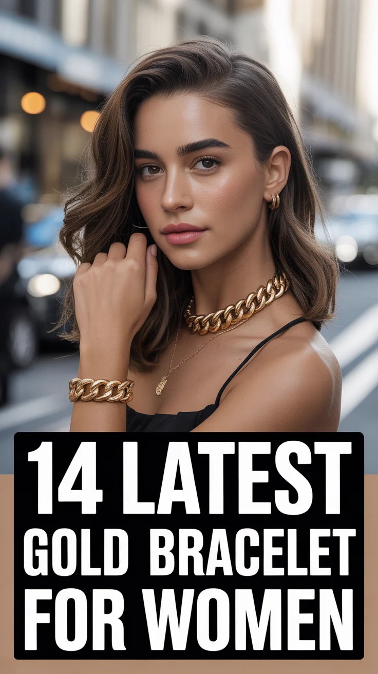 💫 14 Latest Gold Bracelet For Women