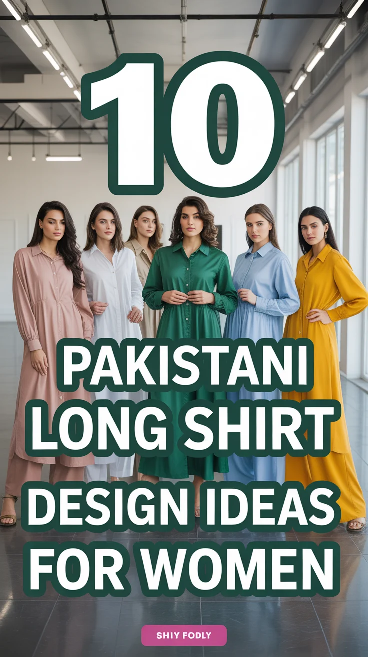 ✨ 10 Pakistani Long Shirt Design Ideas for Women