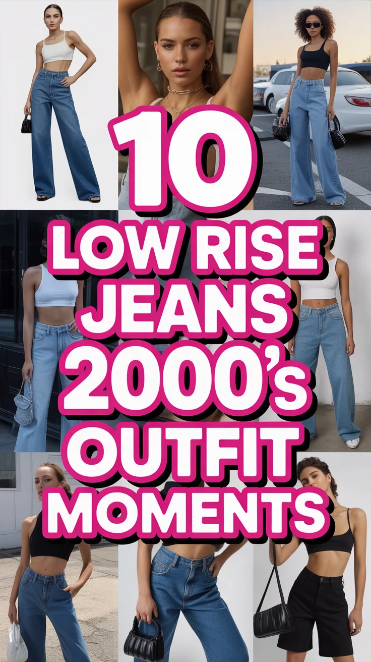✨ 10 Low Rise Jeans 2000s Outfit Moments
