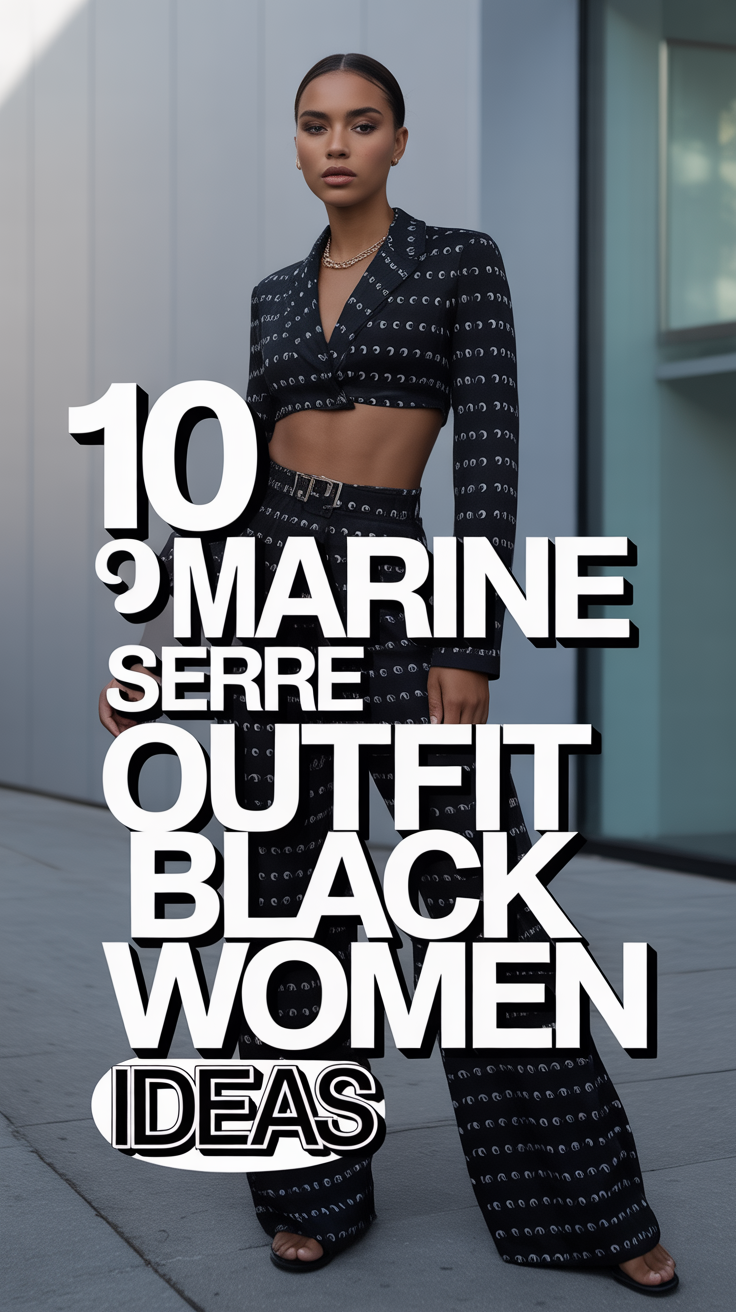 🖤 10 Marine Serre Outfit Black Women Ideas