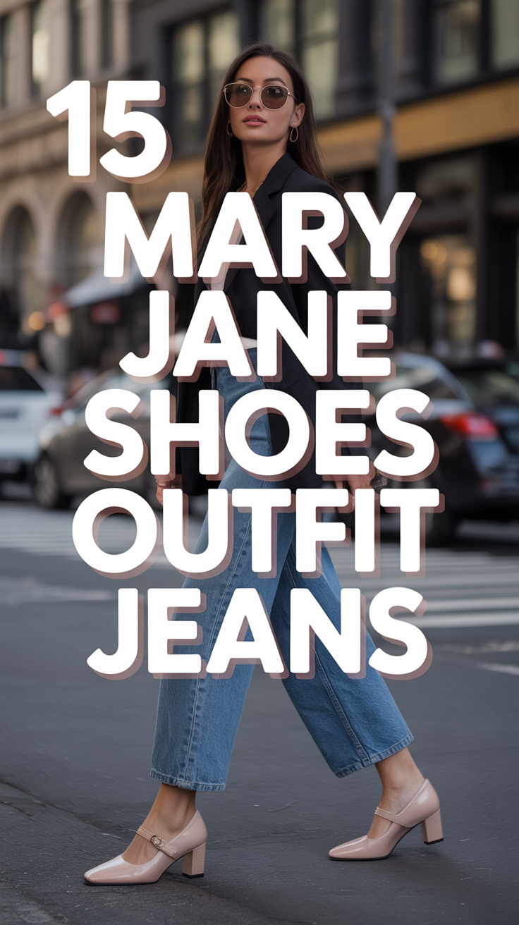 👠 15 Mary Jane Shoes Outfit Jeans