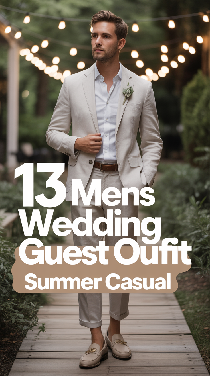 🕶️ 13 Mens Wedding Guest Outfit Summer Casual