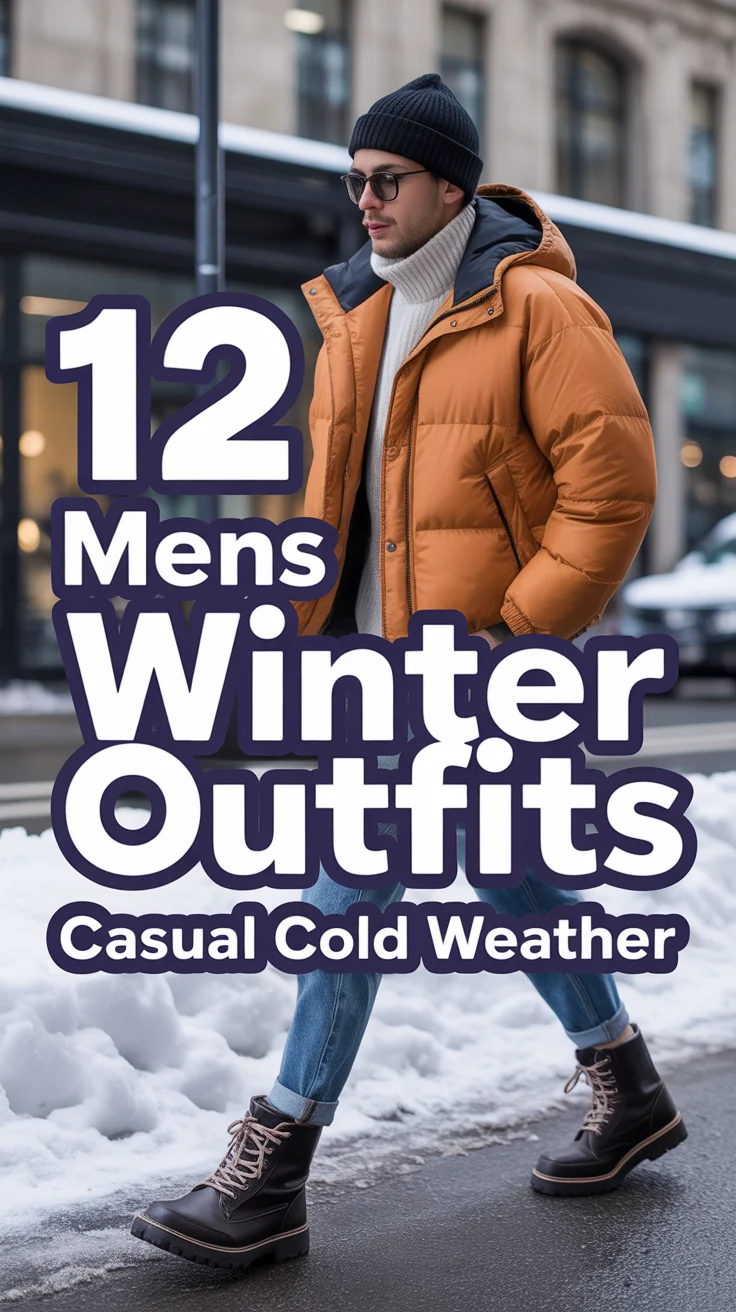 🧤 12 Mens Winter Outfits Casual Cold Weather