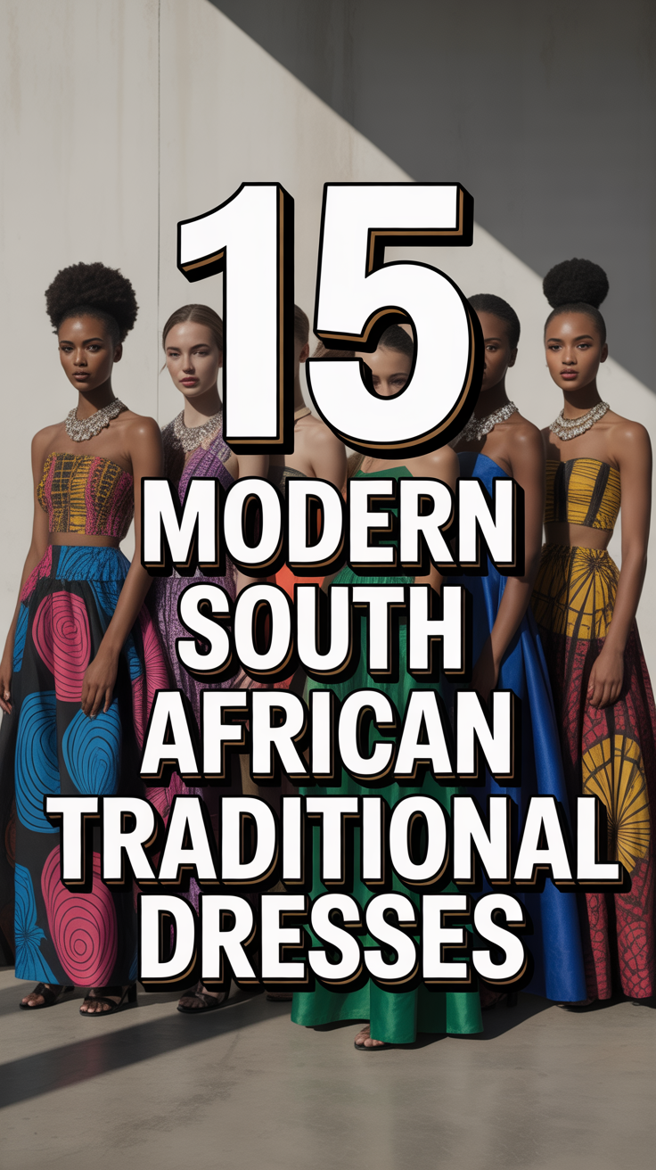 🧡 15 Modern South African Traditional Dresses