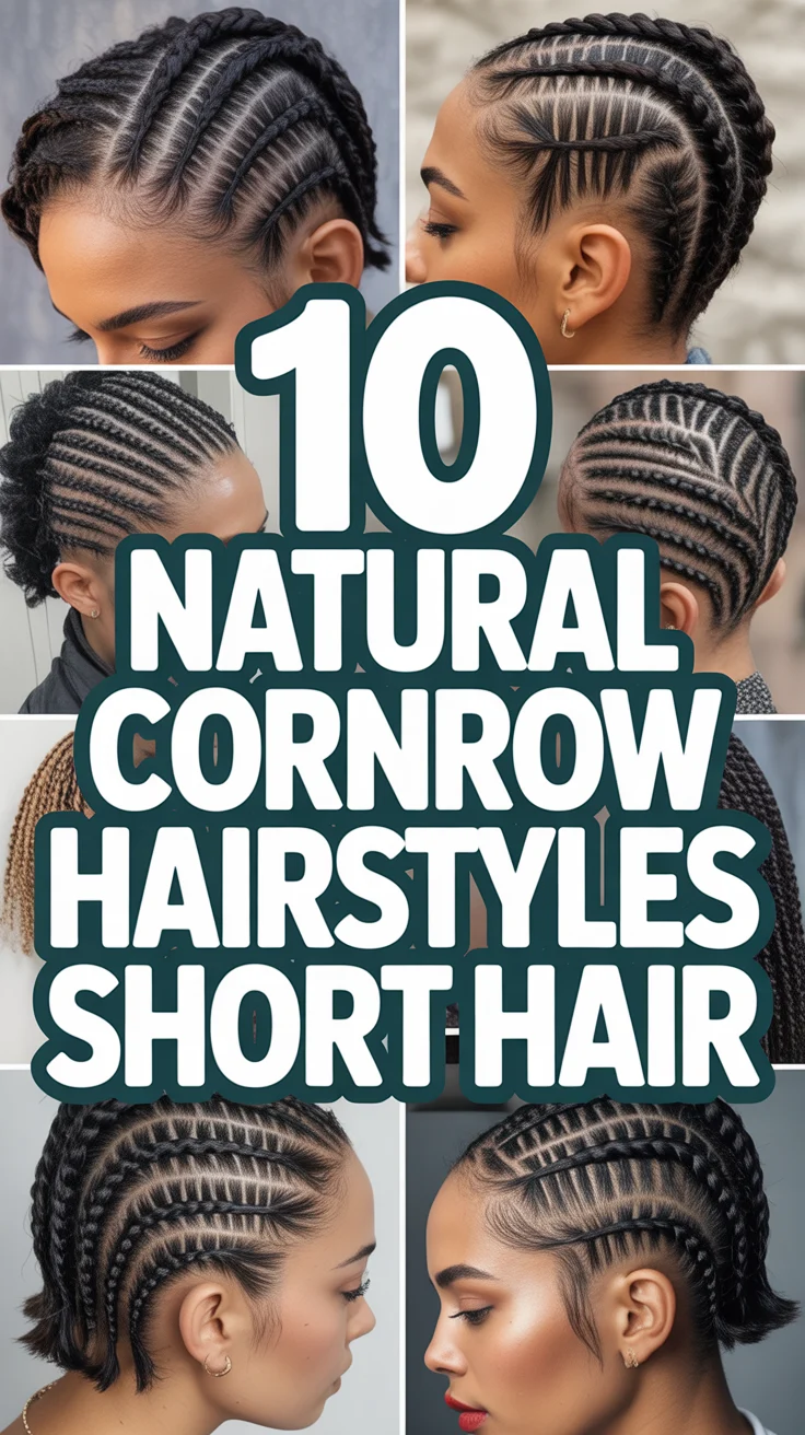 🌀 10 Natural Cornrow Hairstyles Short Hair
