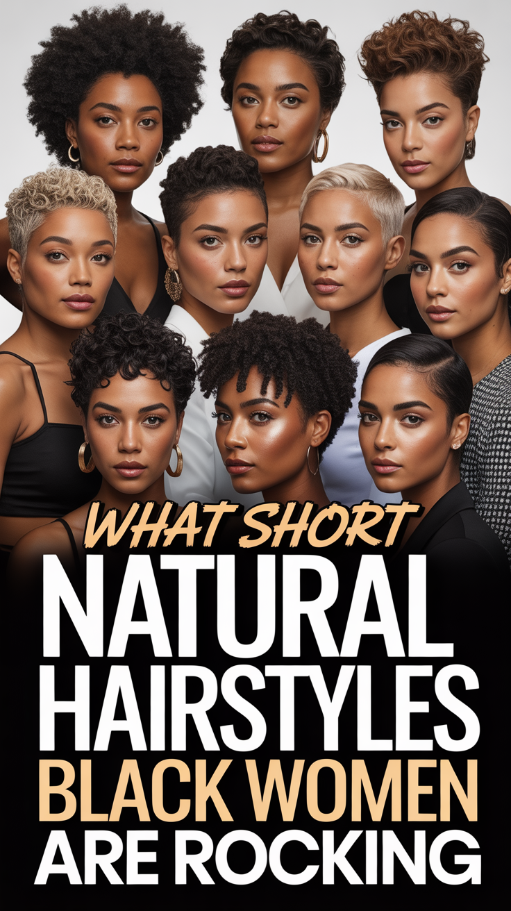 ✂️ What Short Natural Hairstyles Black Women Are Rocking