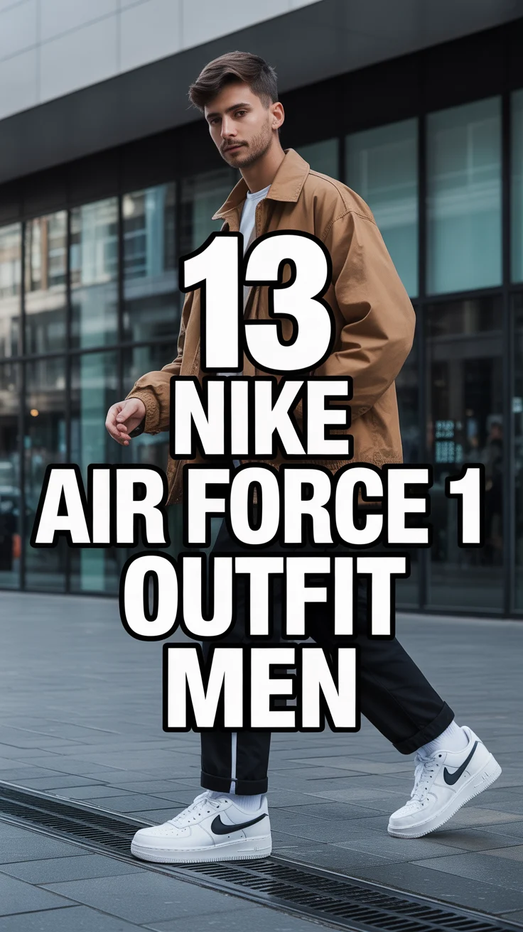 👟 13 Nike Air Force 1 Outfit Men