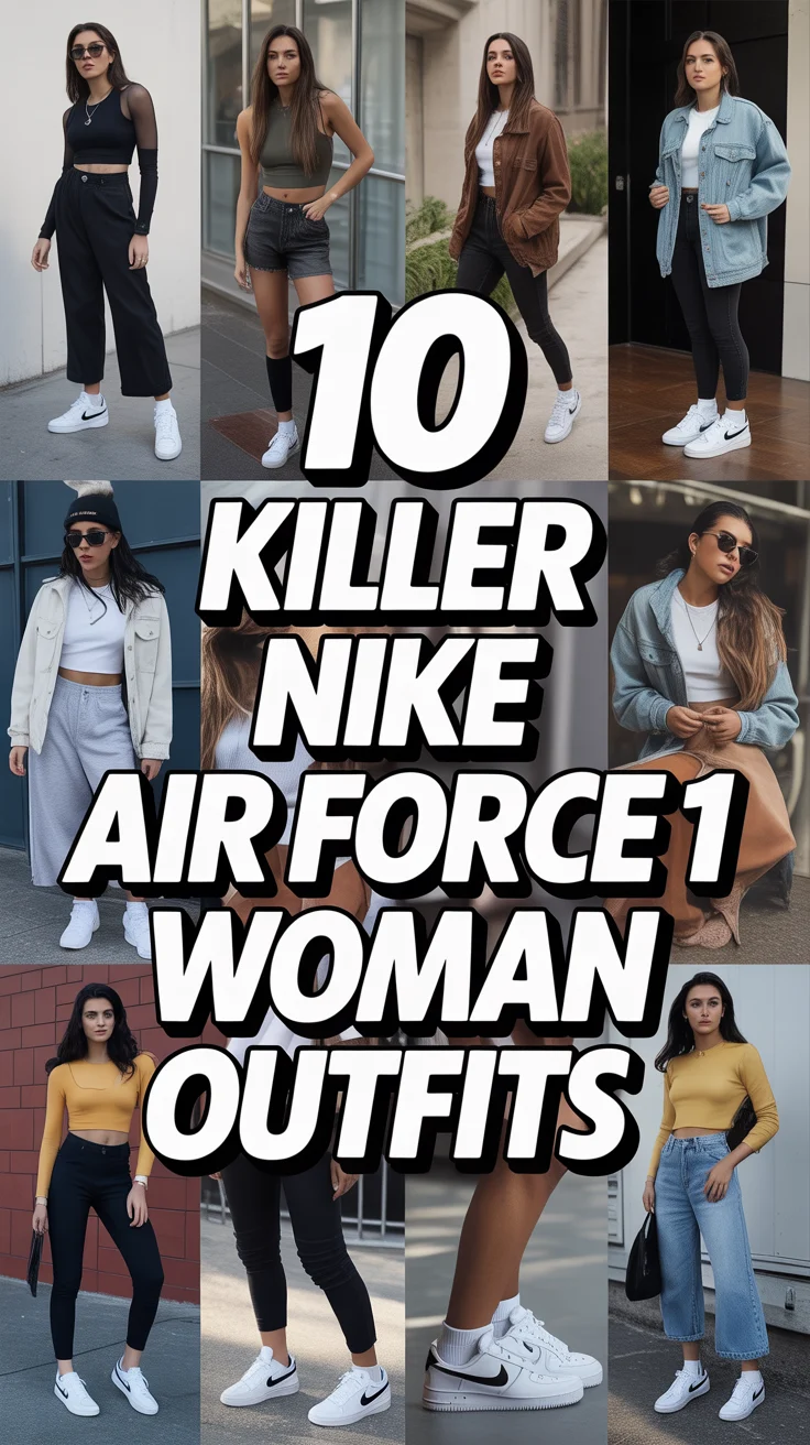 👗 10 Killer Nike Air Force 1 Woman Outfits