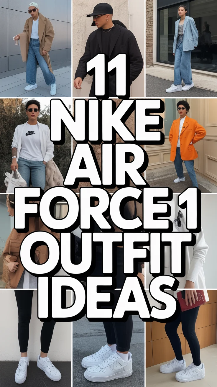 👟 11 Nike Air Force 1 Outfit Ideas