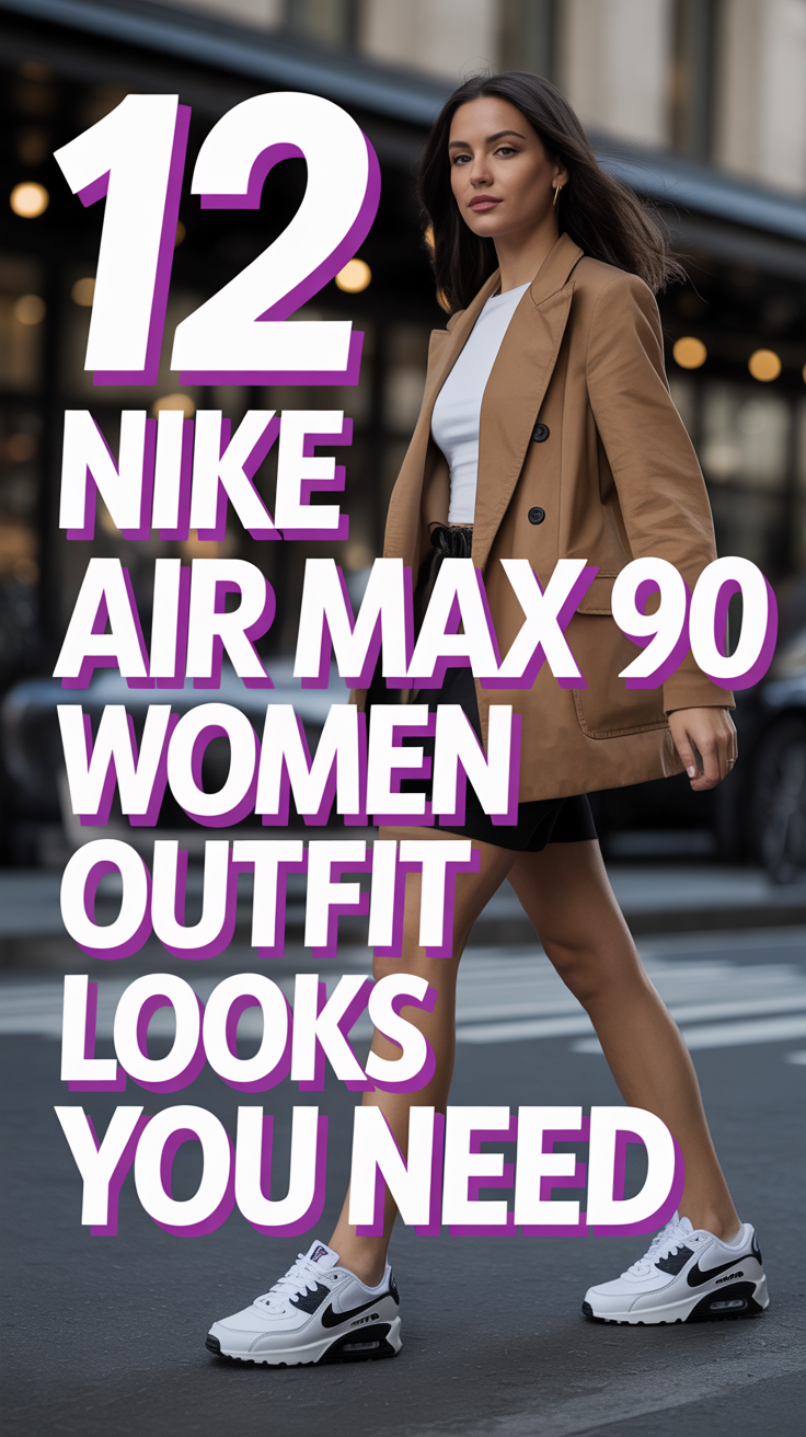 👗 12 Nike Air Max 90 Women Outfit Looks You Need