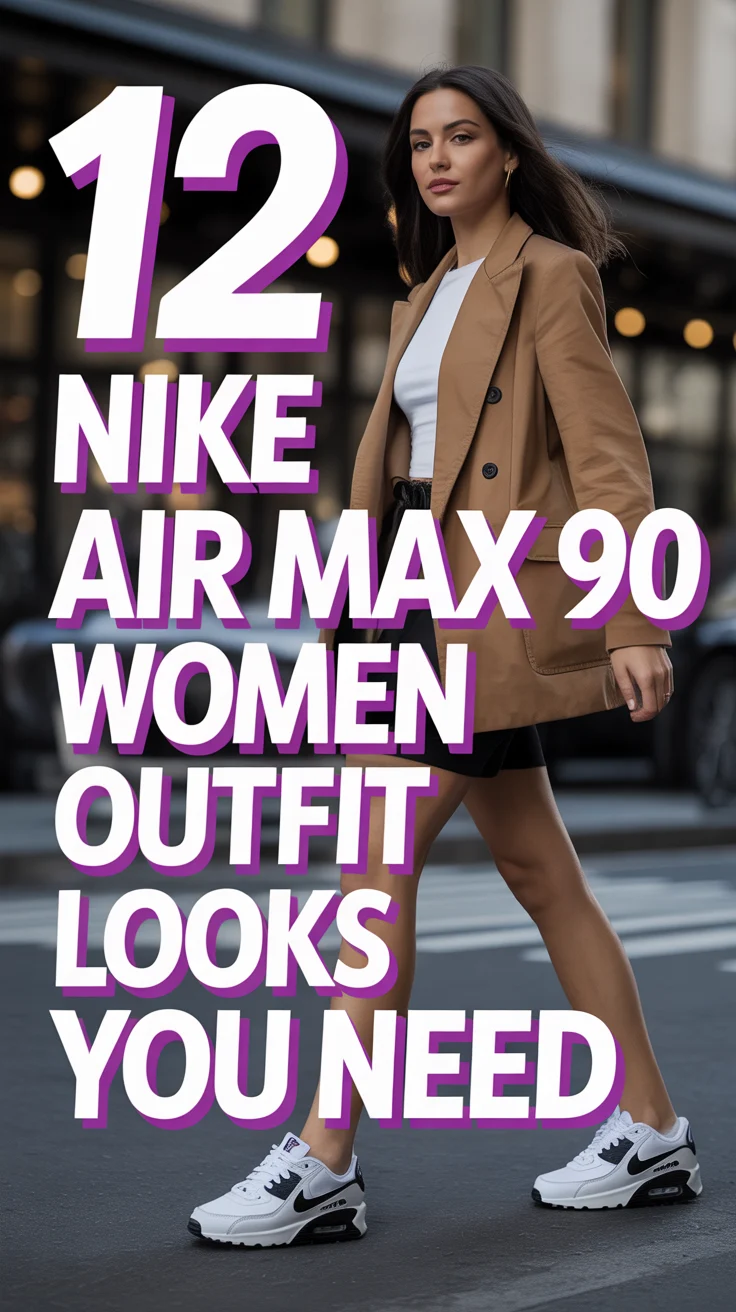 👗 12 Nike Air Max 90 Women Outfit Looks You Need