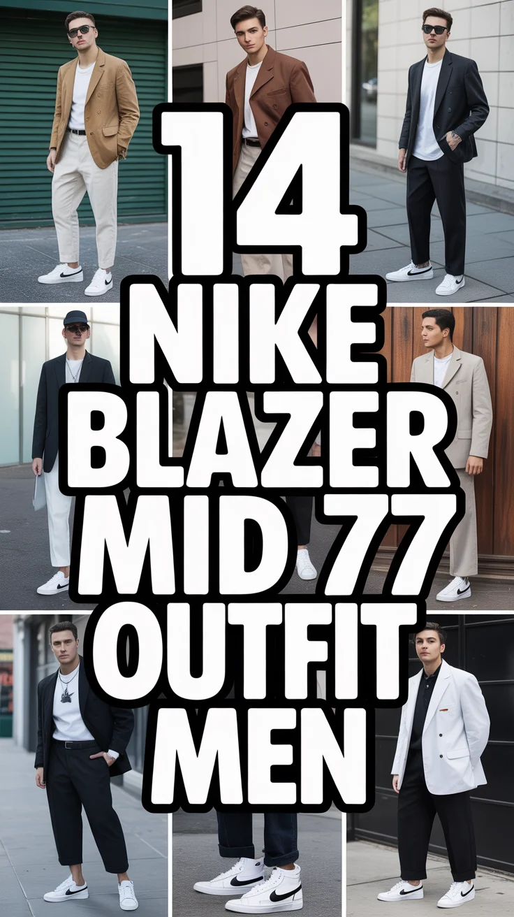 👟 14 Nike Blazer Mid 77 Outfit Men